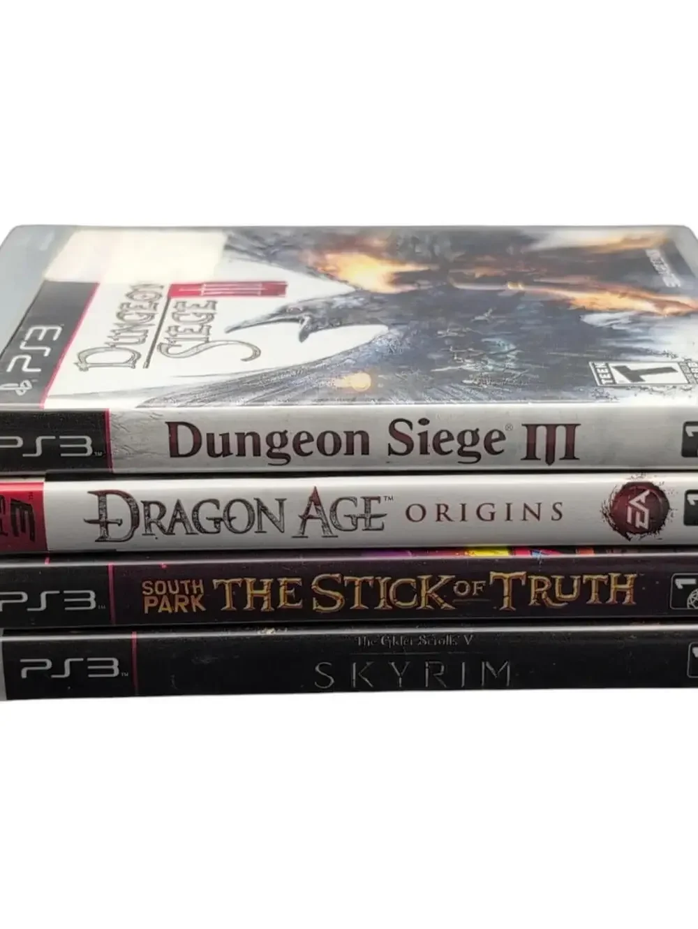 Sony PlayStation 3 PS3 RPG Game Lot 4x Skyrim South Park Dragon Age CIB Complete